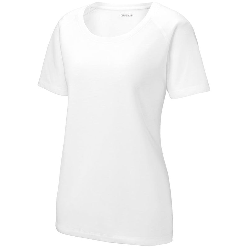 DRI-EQUIP Ladies Tri-Blend Wicking Raglan Tee