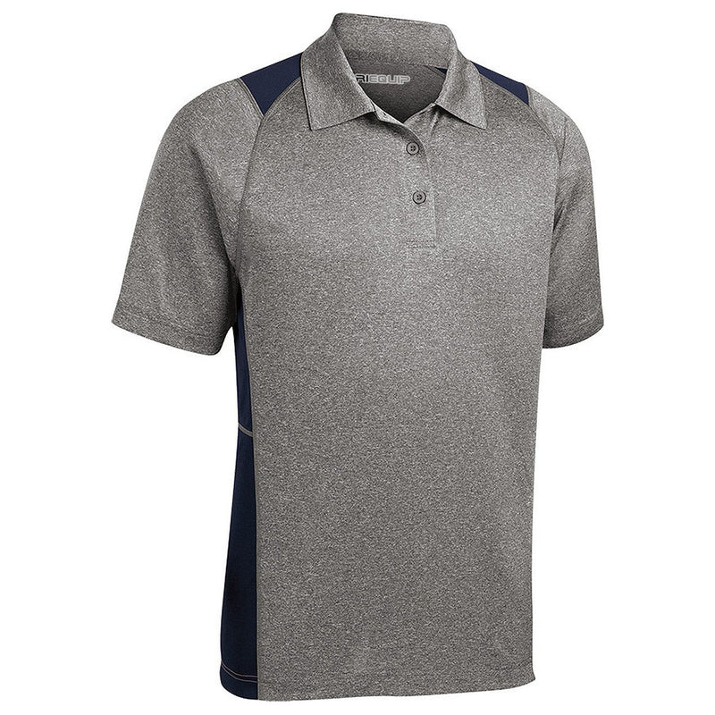 DRI-EQUIP Moisture Wicking 2-Color Athletic Polos in 10 Colors