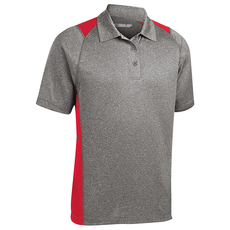 DRI-EQUIP Moisture Wicking 2-Color Athletic Polos in 10 Colors