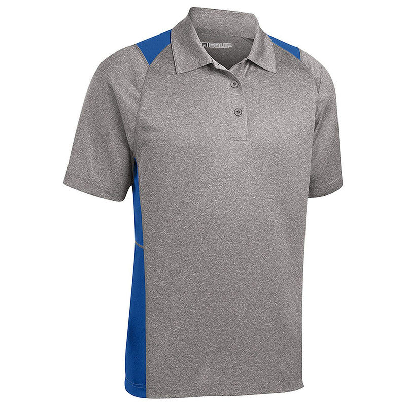 DRI-EQUIP Moisture Wicking 2-Color Athletic Polos in 10 Colors