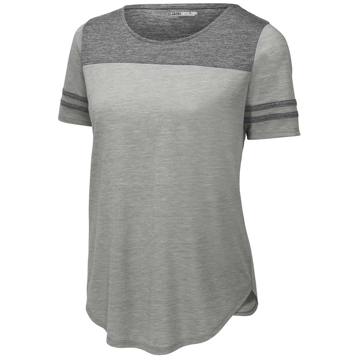 Dri-Equip Ladies Tri Blend Fan Tee