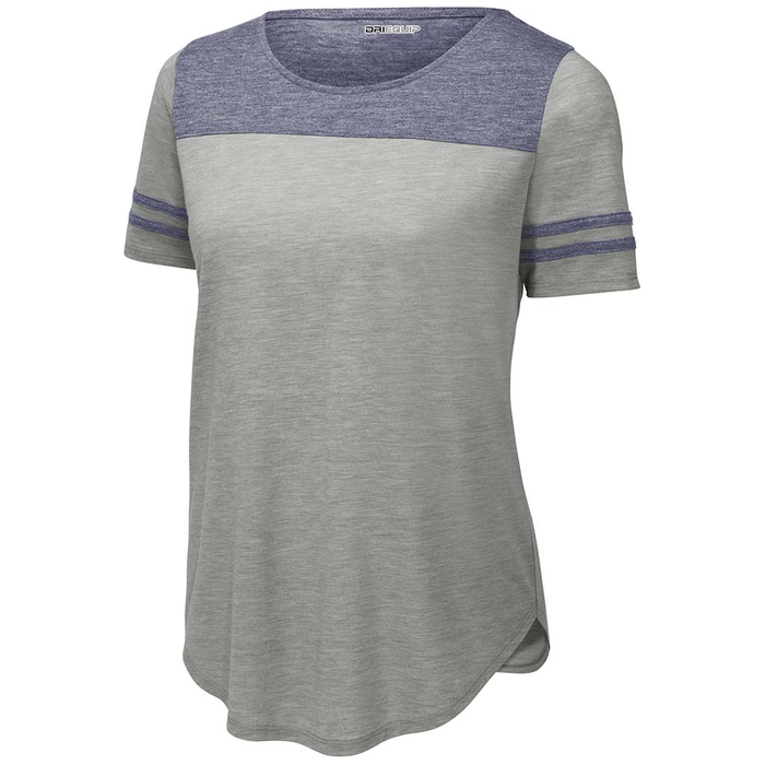 Dri-Equip Ladies Tri Blend Fan Tee