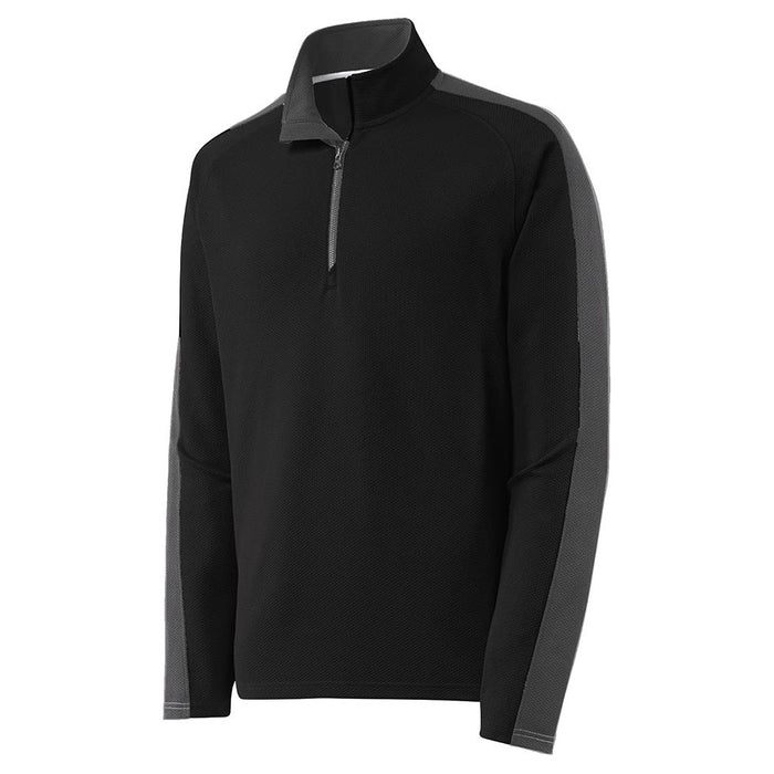 Dri-Equip Textured Stripe 1/4-Zip Pullover