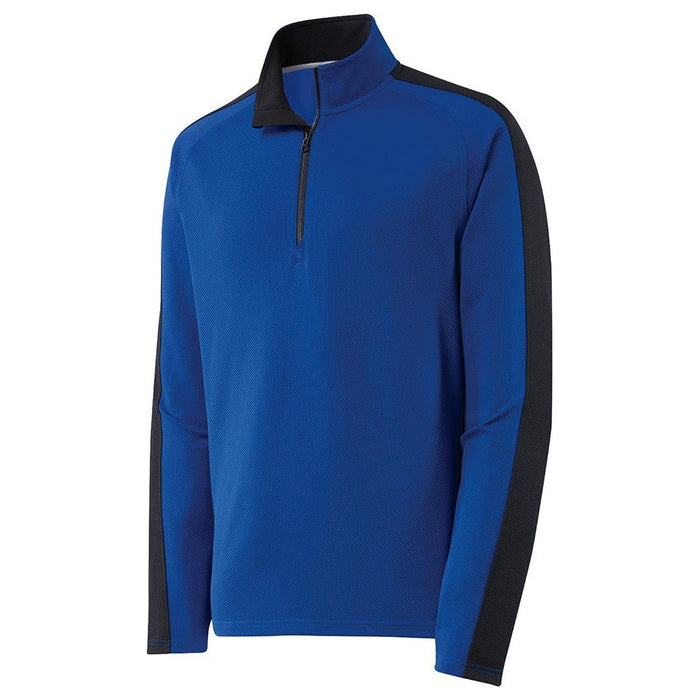 Dri-Equip Textured Stripe 1/4-Zip Pullover