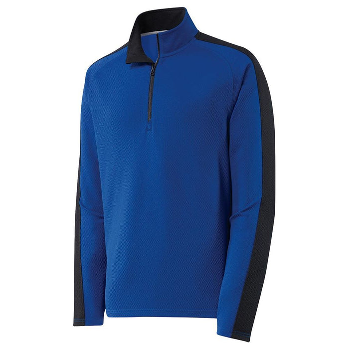 Dri-Equip Textured Stripe 1/4-Zip Pullover