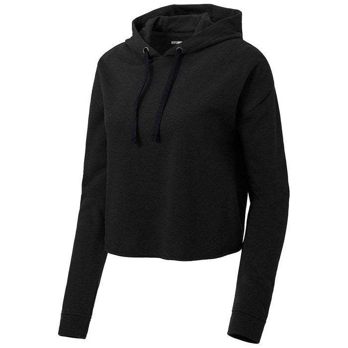 Dri-Equip Ladies Tri-Blend Fleece Crop Hoodie