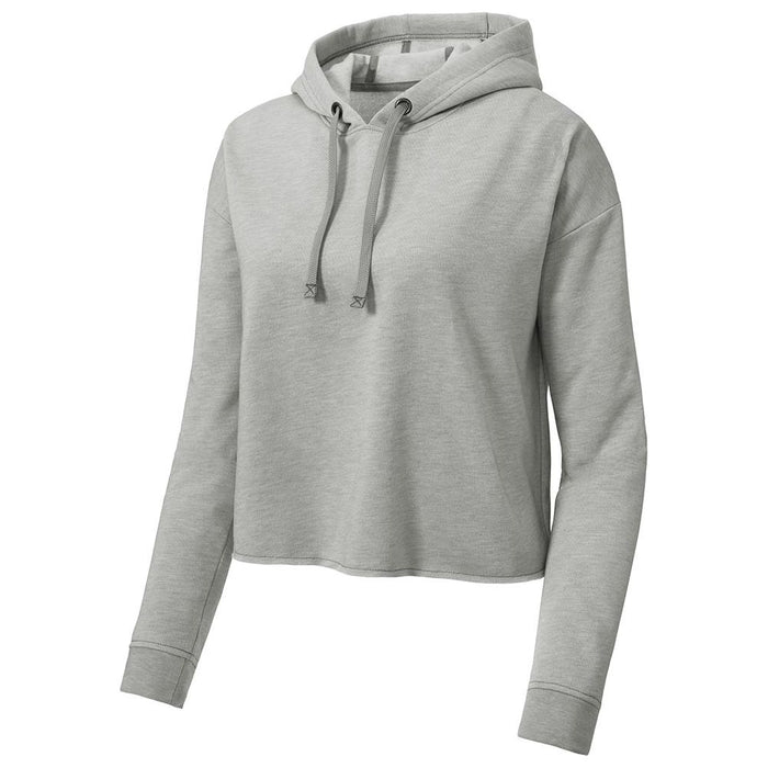 Dri-Equip Ladies Tri-Blend Fleece Crop Hoodie