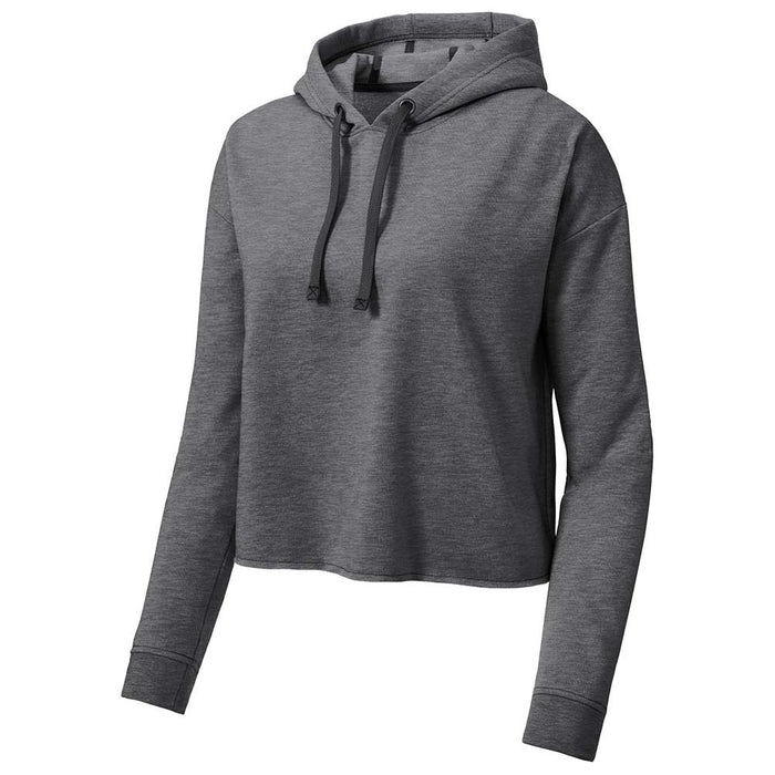 Dri-Equip Ladies Tri-Blend Fleece Crop Hoodie