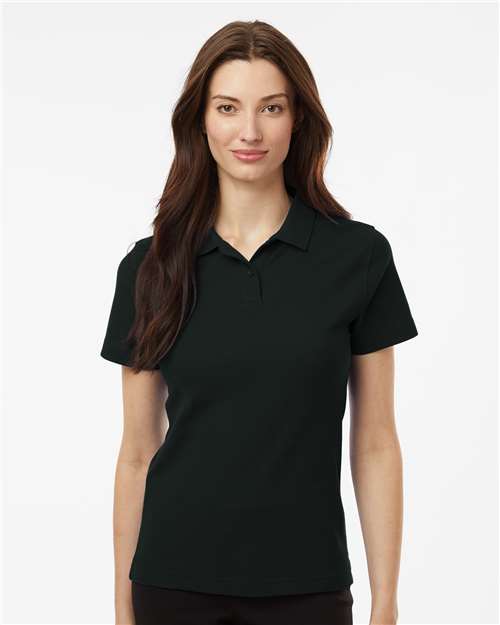 DRIEQUIP Women's Pique Polo with Wrinkle Resistance