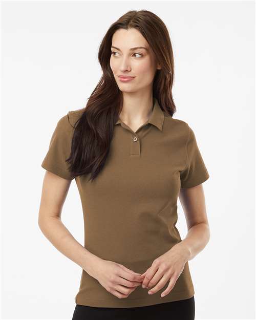 DRIEQUIP Women's Pique Polo with Wrinkle Resistance