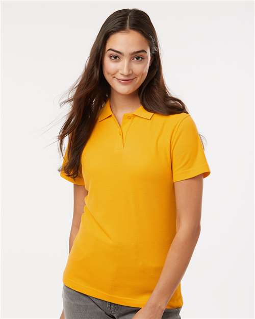 DRIEQUIP Women's Pique Polo with Wrinkle Resistance