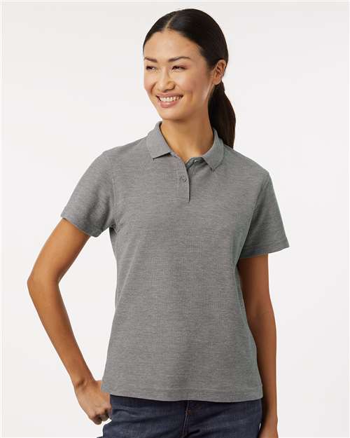 DRIEQUIP Women's Pique Polo with Wrinkle Resistance