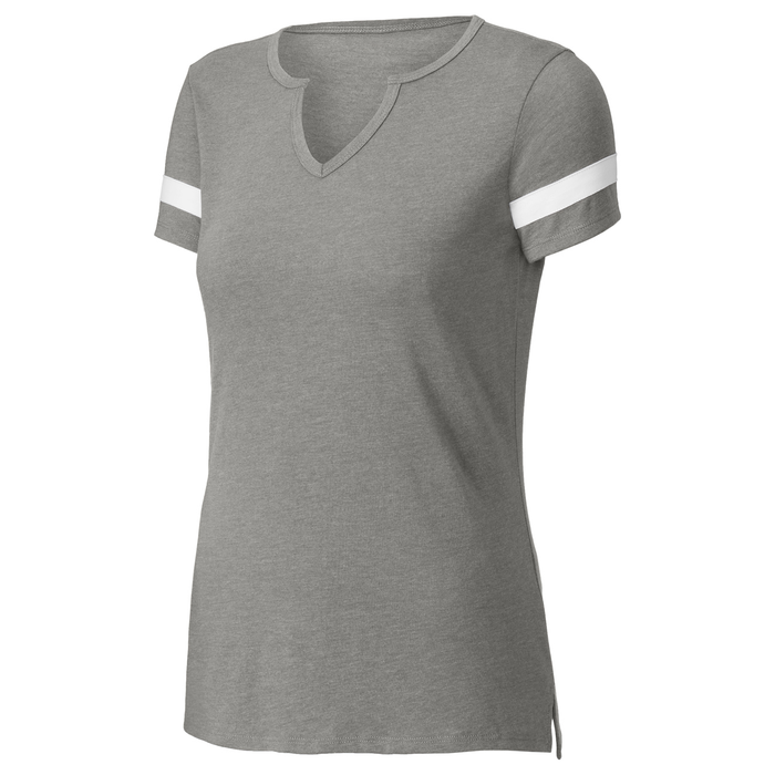 Dri-Equip Ladies Tailgate Notch Neck Tee