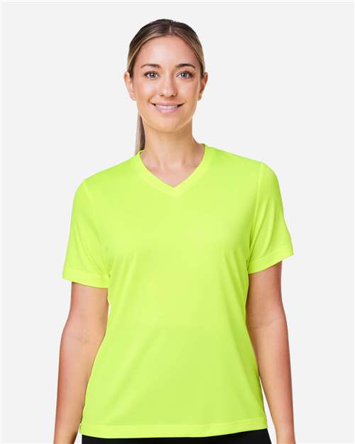 DRIEQUIP Women's Zone Performance Mesh T-Shirt with Moisture-Wicking Fabric