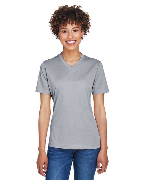 DRIEQUIP Women's Sonic Heather Performance T-Shirt with Moisture-Wicking Fabric