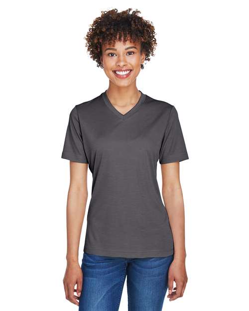 DRIEQUIP Women's Sonic Heather Performance T-Shirt with Moisture-Wicking Fabric