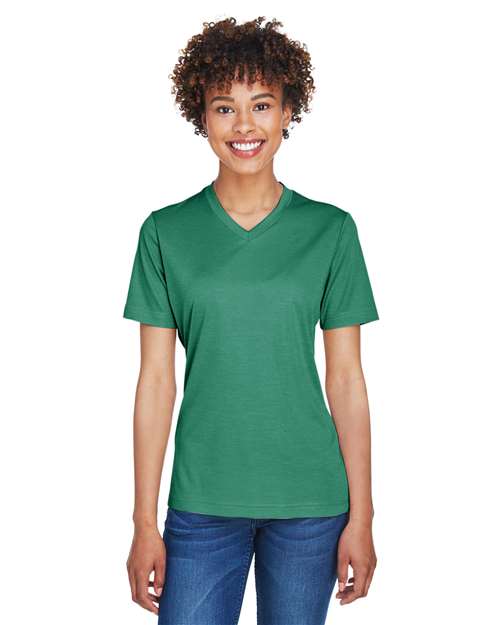 DRIEQUIP Women's Sonic Heather Performance T-Shirt with Moisture-Wicking Fabric