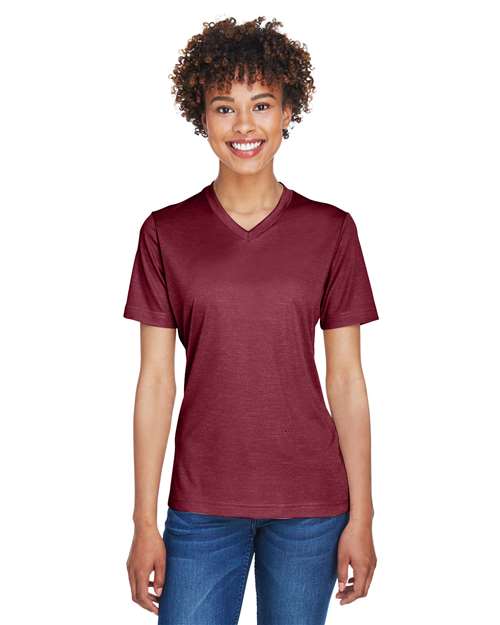 DRIEQUIP Women's Sonic Heather Performance T-Shirt with Moisture-Wicking Fabric