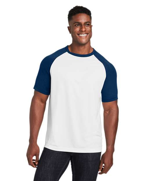 Unisex Zone Colorblock Raglan T-Shirt