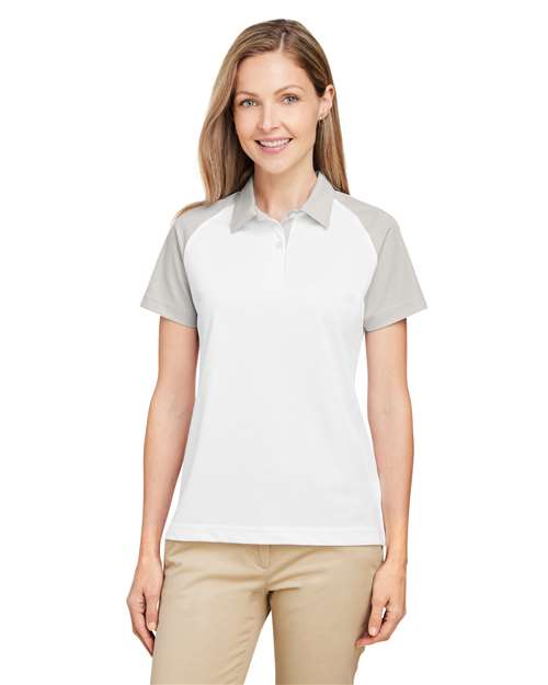 DRIEQUIP Women's Command Colorblock Polo with Snag-Resistant Fabric
