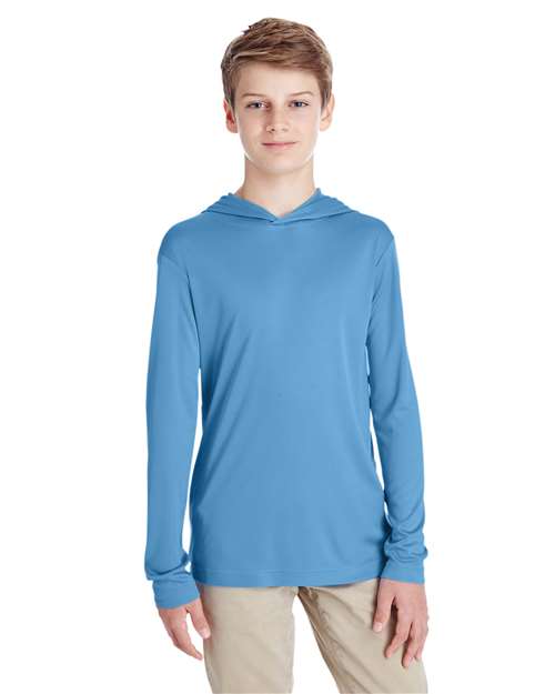 Youth Zone Performance Hooded Long Sleeve T-Shirt