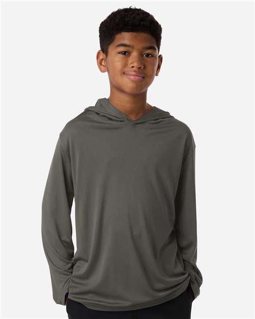Youth Pro-Lock Performance Hooded Long Sleeve T-Shirt