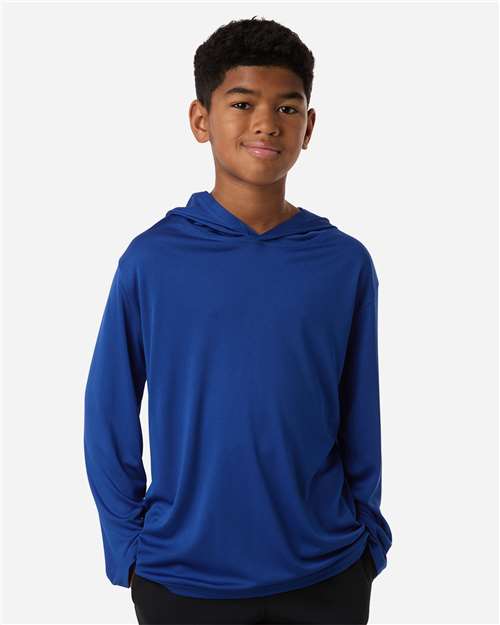 Youth Pro-Lock Performance Hooded Long Sleeve T-Shirt