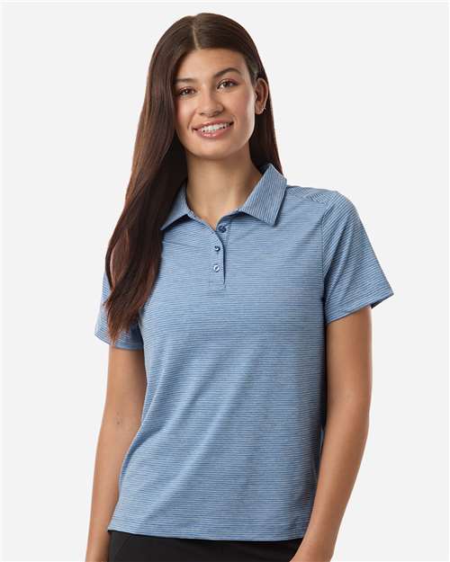 Women's Relay Heathered Stripe Polo
