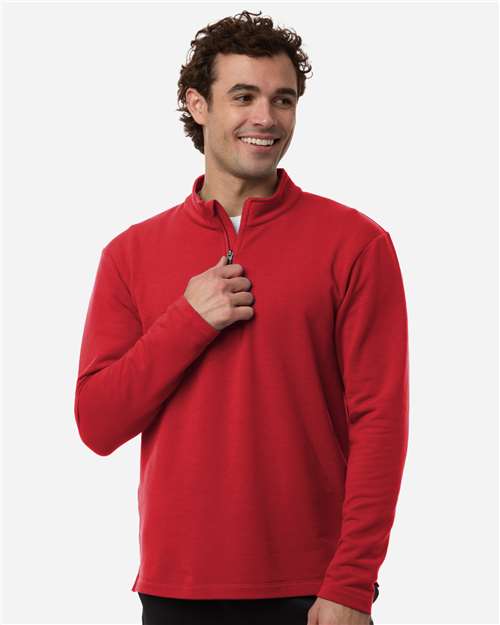 Men's Stretch Quarter-Zip Fleece Pullover