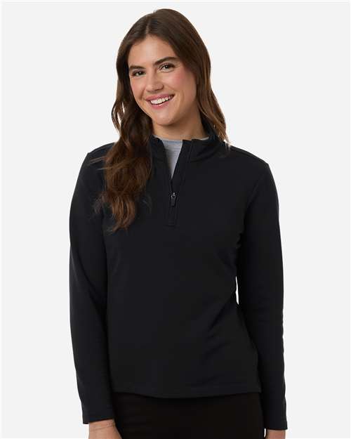 Women's Stretch Quarter-Zip Fleece Pullover
