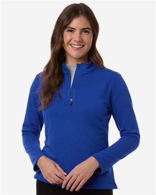 Women's Stretch Quarter-Zip Fleece Pullover