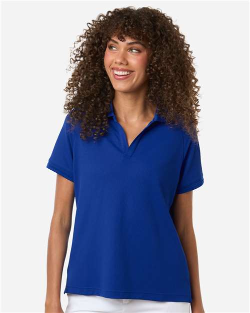 Women's Topspin Stretch Grid Textured Polo