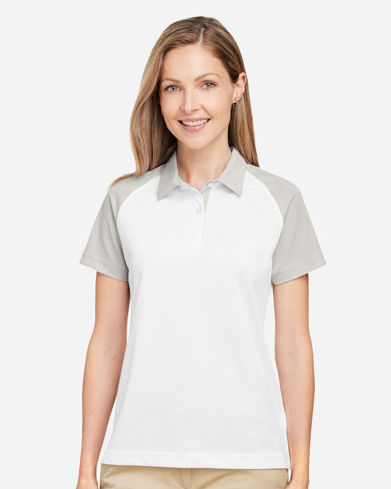 DRIEQUIP Women's Command Colorblock Polo with Snag-Resistant Fabric