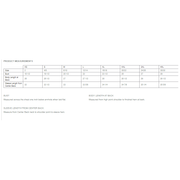 Sizing Chart