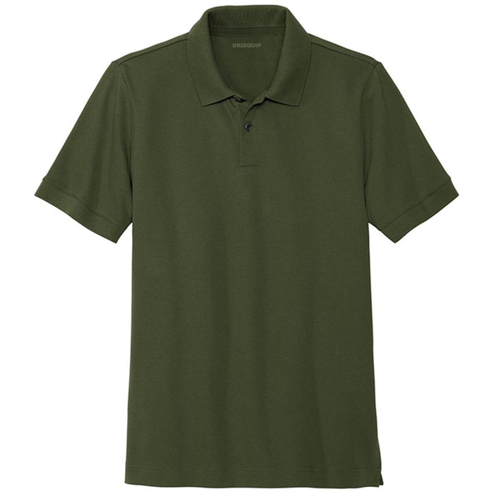 DRIEQUIP Men's Moisture Wicking Heavyweight Pique Polos