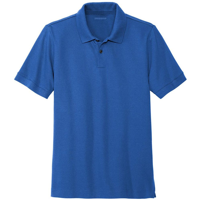 DRIEQUIP Men's Moisture Wicking Heavyweight Pique Polos