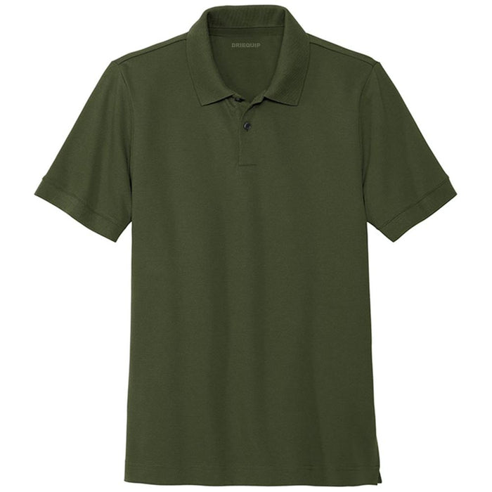 DRIEQUIP Men's Moisture Wicking Heavyweight Pique Polos