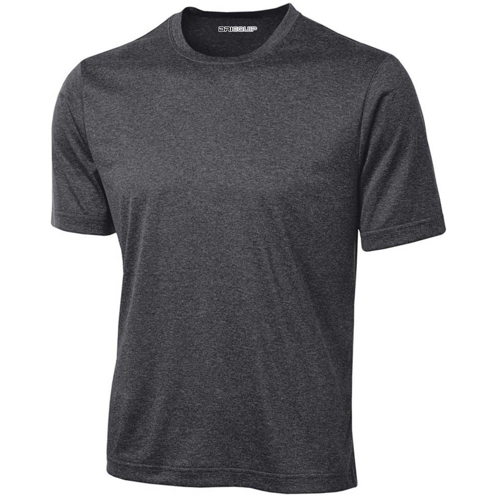 DRI-EQUIP Men's TALL Short Sleeve Moisture Wicking Heathered