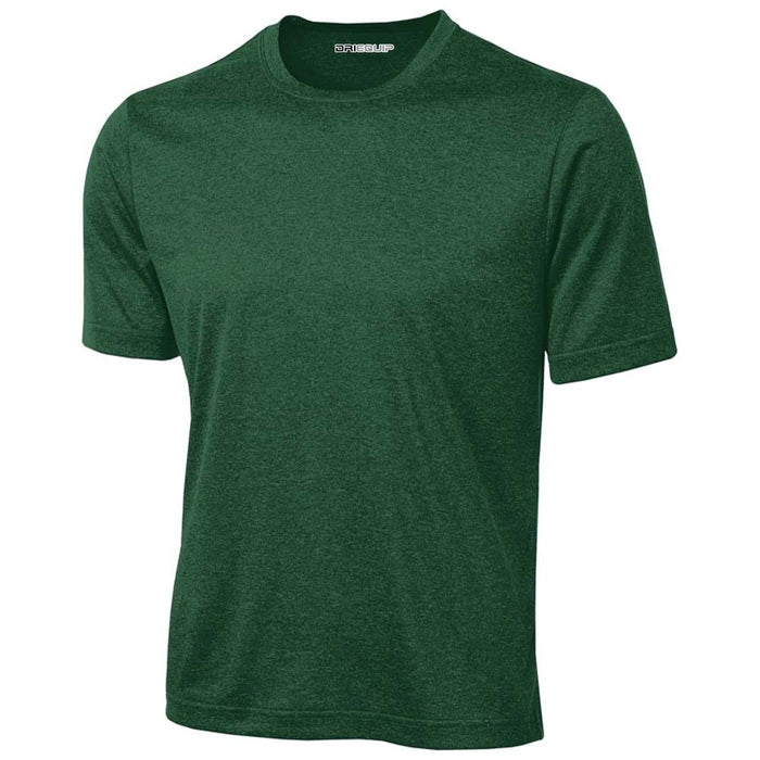 DRI-EQUIP Men's TALL Short Sleeve Moisture Wicking Heathered Athletic T-Shirts