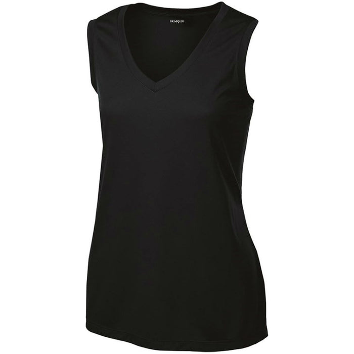 DRI-EQUIP Ladies Sleeveless Moisture Wicking V-Neck Tee