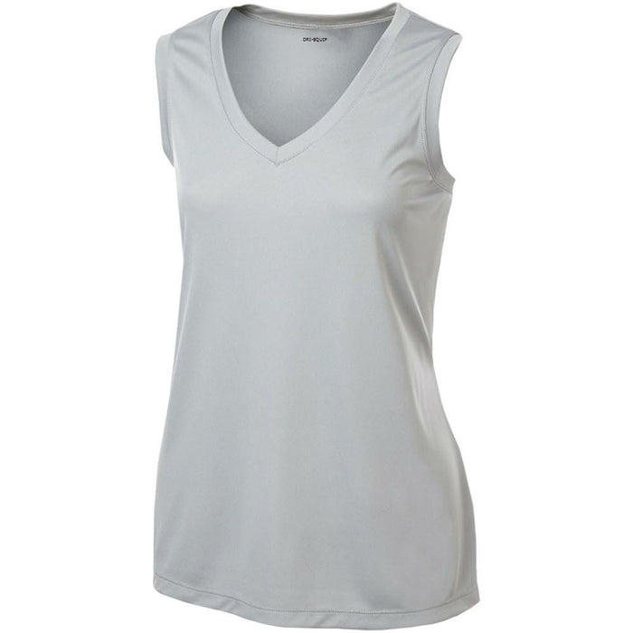 DRI-EQUIP Ladies Sleeveless Moisture Wicking V-Neck Tee