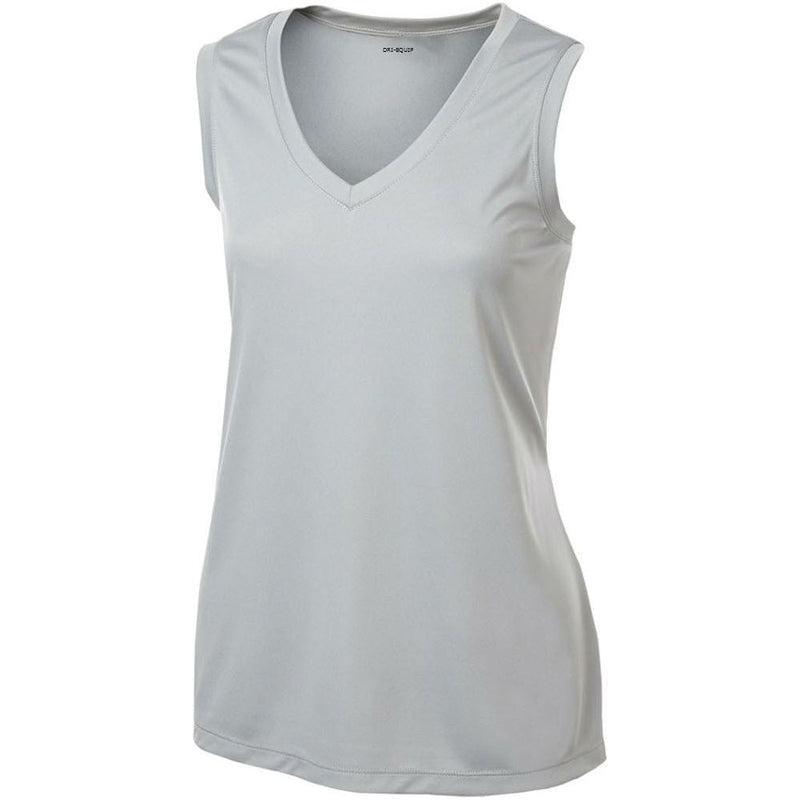DRI-EQUIP Ladies Sleeveless Moisture Wicking V-Neck Tee