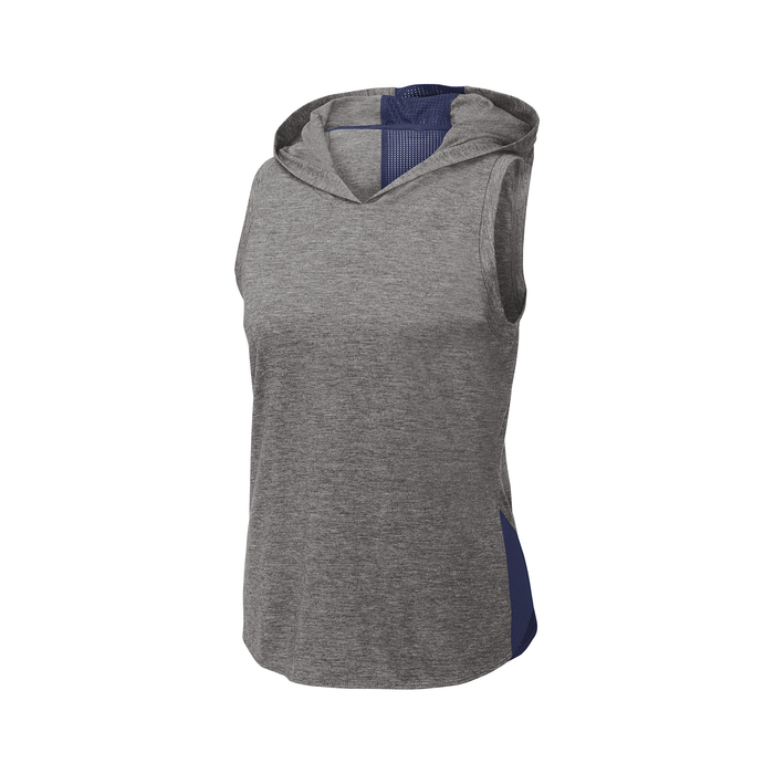 Dri-Equip Women's Moisture Wicking Tri-Blend Wicking Draft Hoodie Tank