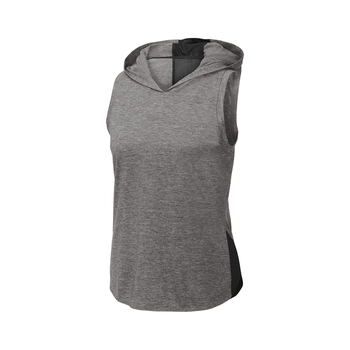 Dri-Equip Women's Moisture Wicking Tri-Blend Wicking Draft Hoodie Tank