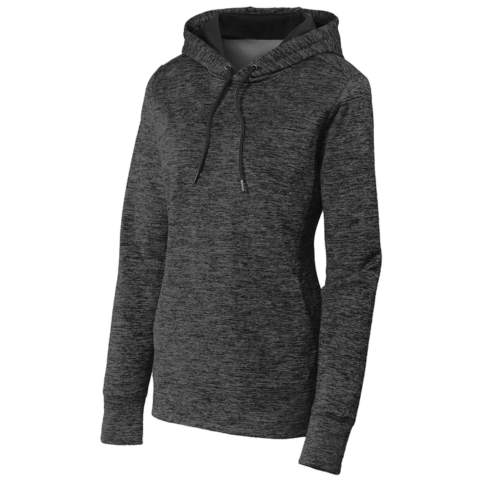 DRI-EQUIP Women's Electric Heather Fleece Hooded Pullover