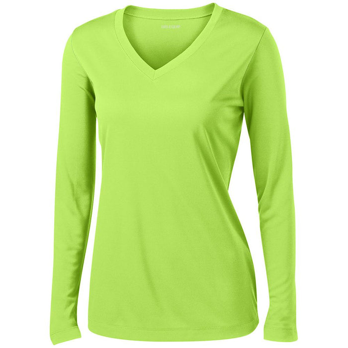 DRI-EQUIP Ladies LoSleeve V-Neck Moisture Wicking Athletic T-Shirts