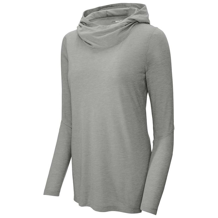 DRI-EQUIP Ladies Tri-Blend Wicking Long Sleeve Hoodie