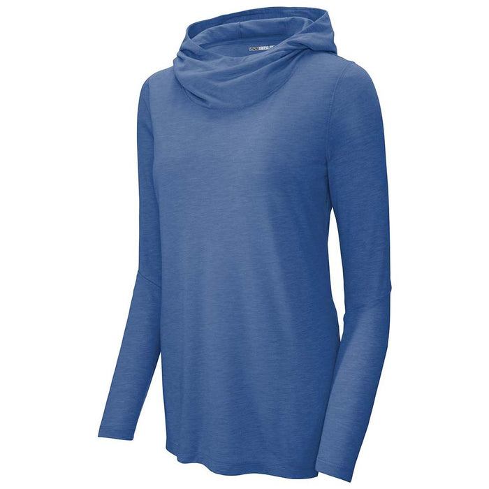 DRI-EQUIP Ladies Tri-Blend Wicking Long Sleeve Hoodie