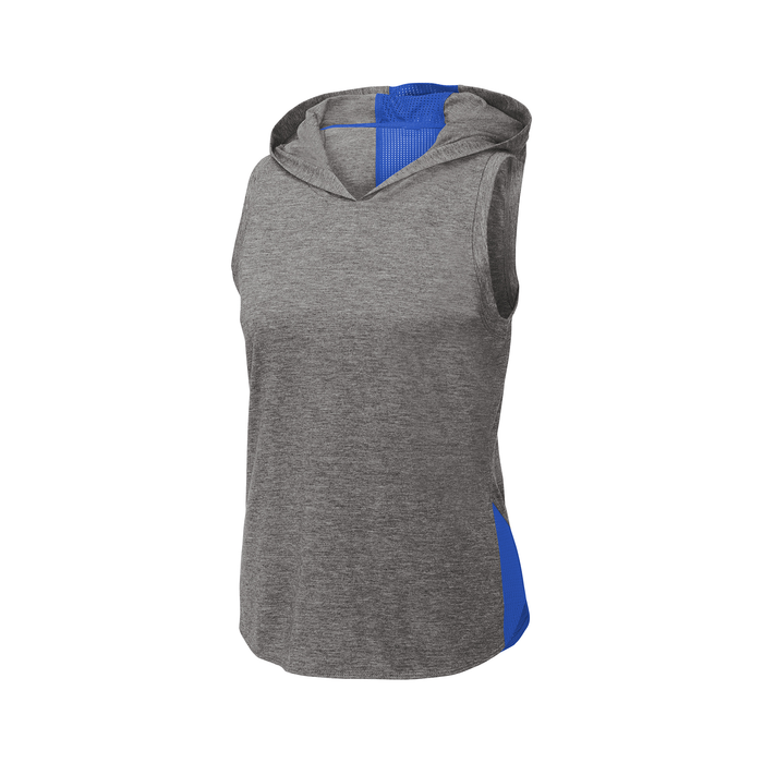 DRI-EQUIP Ladies Tri-Blend Wicking Draft Hoodie Tank