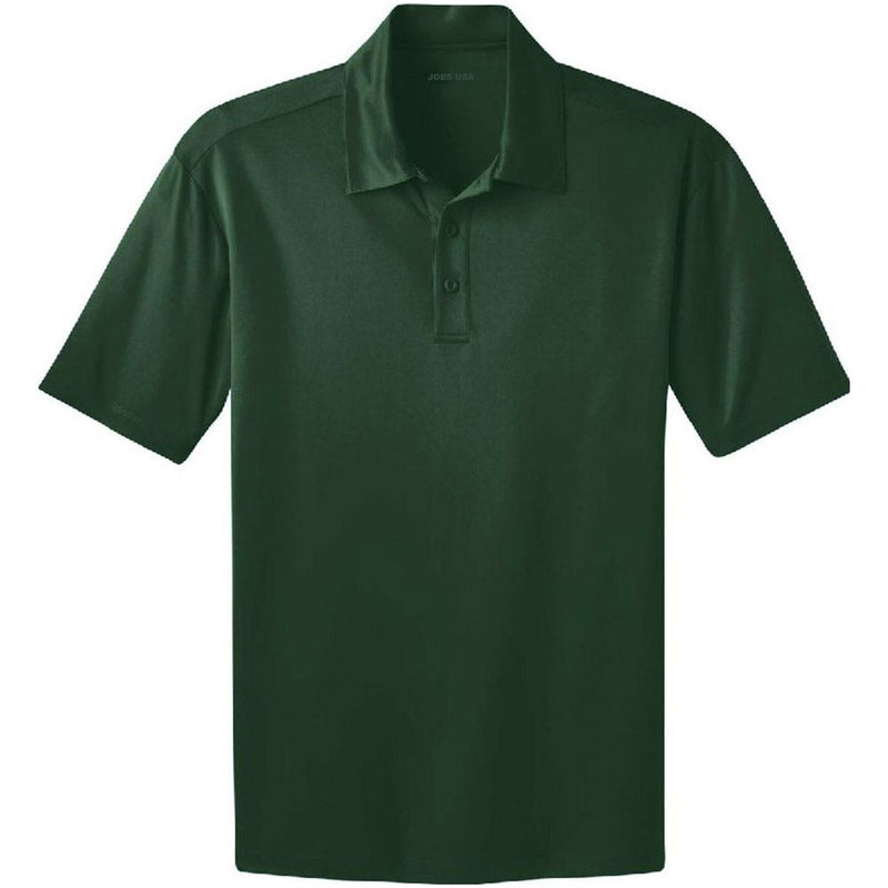 Dri-Equip Men's Short Sleeve Moisture Wicking Silk Touch Polo Shirt
